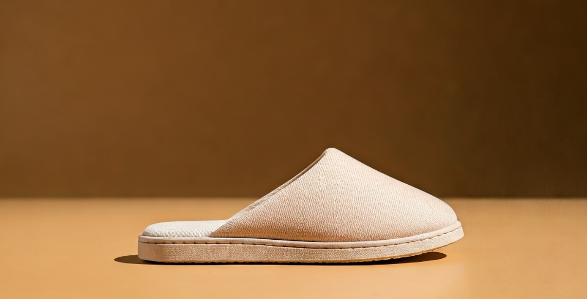 Stylish women's memory foam house slippers